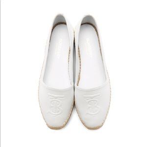 Burberry Tabitha logo monogram espadrille flat